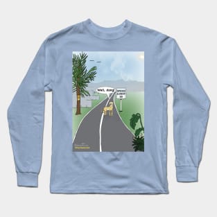 Enormously Funny Cartoons Speed Limit Long Sleeve T-Shirt